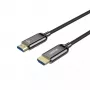 HDMI-kaabel UNITEK C11085GY01-60M 60m 2.1 48 Gbit/s Must