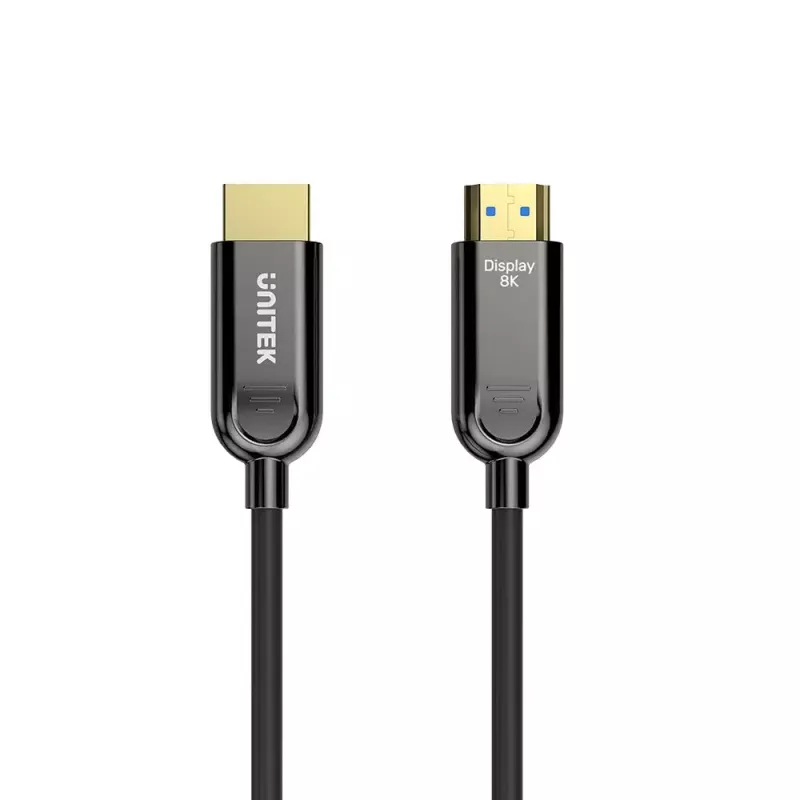 HDMI-kaabel UNITEK C11085GY01-80M 80 m 2.1 48 Gbit/s Must