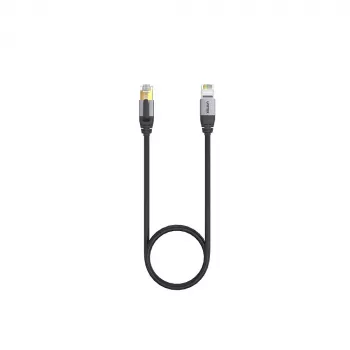 Võrgukaabel UNITEK C18149AGY03-5M RJ-45 Cat8 5m Must
