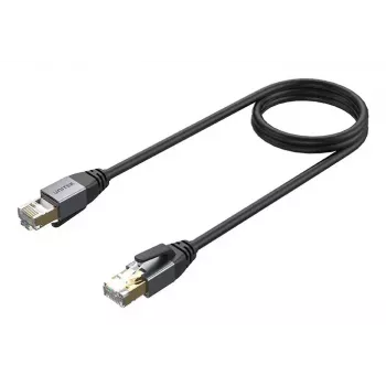 Võrgukaabel UNITEK C18149AGY03-5M RJ-45 Cat8 5m Must
