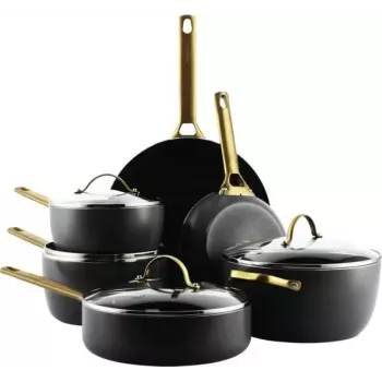Pan set GreenPan CC008481-001 — mixed 6-piece set, Must and gold