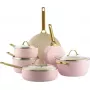 Segatud pottide-pannide komplekt GreenPan CC008483-001 — 6 tk, kuldsed ja roosad värvid