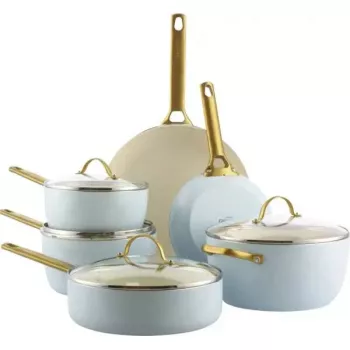 Pannikomplekt GreenPan CC008485-001 — segakööginõude komplekt, 6 tk, sinine ja kuldne
