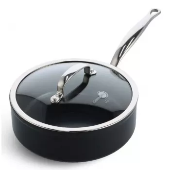 Universaalne pann GreenPan Barcelona Pro ümmargune 240 mm, must, 1,77 kg, PFAS-vaba