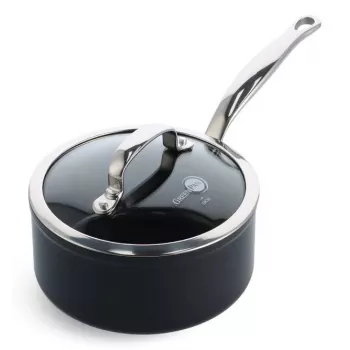 Universaalne pann GreenPan Barcelona Pro, ümmargune, 200 mm, hõbedane, 1,94 kg, PFAS-vaba