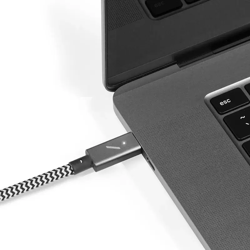 Native Union Belt Cable Pro USB-C – USB-C, 2,4 m, LED-ekraan, Rose