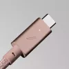 Native Union Belt Cable Pro USB-C – USB-C, 2,4 m, LED-ekraan, Rose