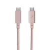 Native Union Belt Cable Pro USB-C – USB-C, 2,4 m, LED-ekraan, Rose