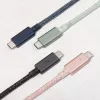 Native Union Belt Cable Pro USB-C – USB-C, 2,4 m, LED-ekraan, Rose