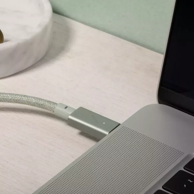 Native Union Belt Cable Pro USB-C – USB-C, 2,4 m, LED-ekraan, Rose