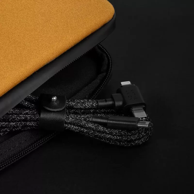 USB-C to USB-C / Lightning kaabel Native Union Belt kaabel Duo, 1.5 m, Roheline
