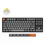 Mehaaniline klaviatuur Keychron K8 Max 80% (87 klahvi) Juhtmega USB + RF juhtmevaba + Bluetooth, RGB, must