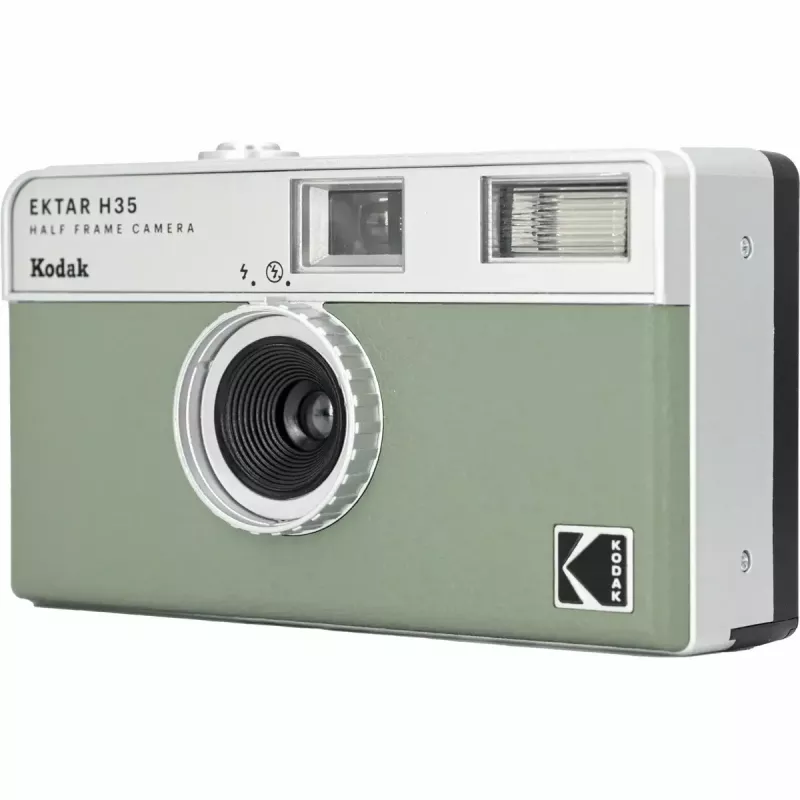 35 mm filmikaamera Kodak EKTAR H35 Sage RK0103 — 35 mm filmiformaat, käsitsi juhtimine