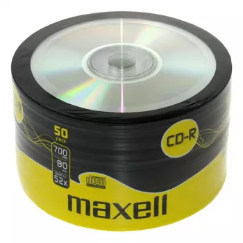 Tühi CD-R MAXELL 624036 — 700 MB, 52x, pakendis 50 tk