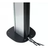 Põranda kinnitusplaat B-TECH SYSTEM X BT8380 põrandale kinnitamiseks, 240×240×6 mm, 200 kg, must