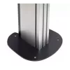 Põranda kinnitusplaat B-TECH SYSTEM X BT8380 põrandale kinnitamiseks, 240×240×6 mm, 200 kg, must