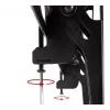 Seinakinnitus B-TECH BT8431-PRO/B lameekraanidele 39–55 tolli, kallutus -15° kuni 15°, VESA kuni 400×400, koormus 50 kg, must