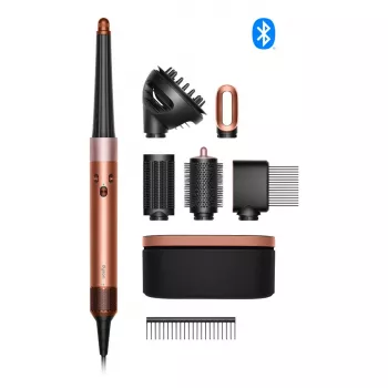 Multistyler Dyson Airwrap ID Curly + Coily — Warm-tehnoloogia, koonusekujuline lokitrummel, must/rooskuldne