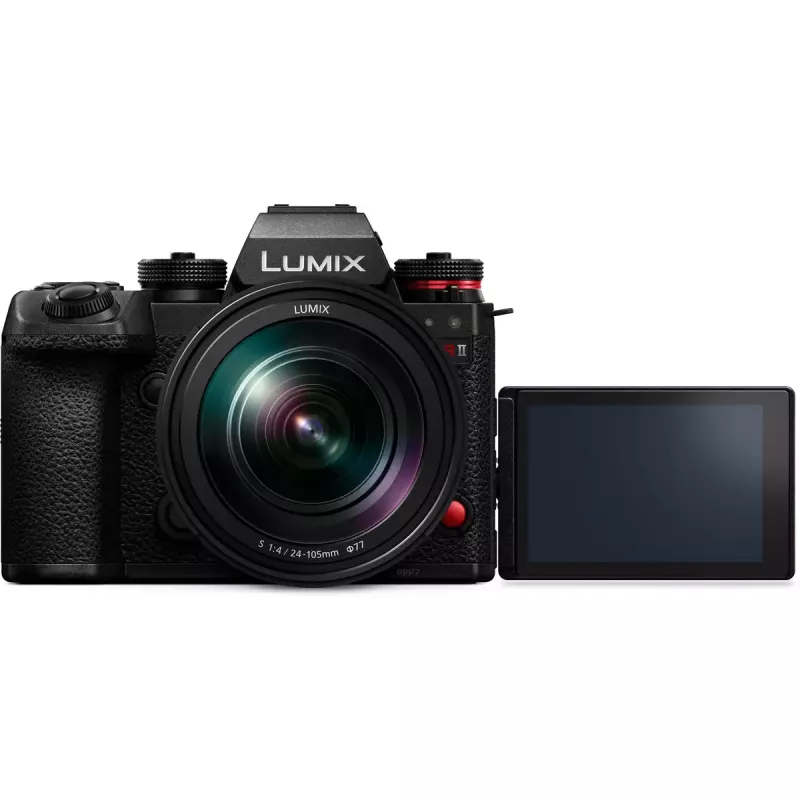 Peeglita kaamera Panasonic Lumix DC-S1R II koos 24–105mm objektiiviga, 47,3MP täiskaader