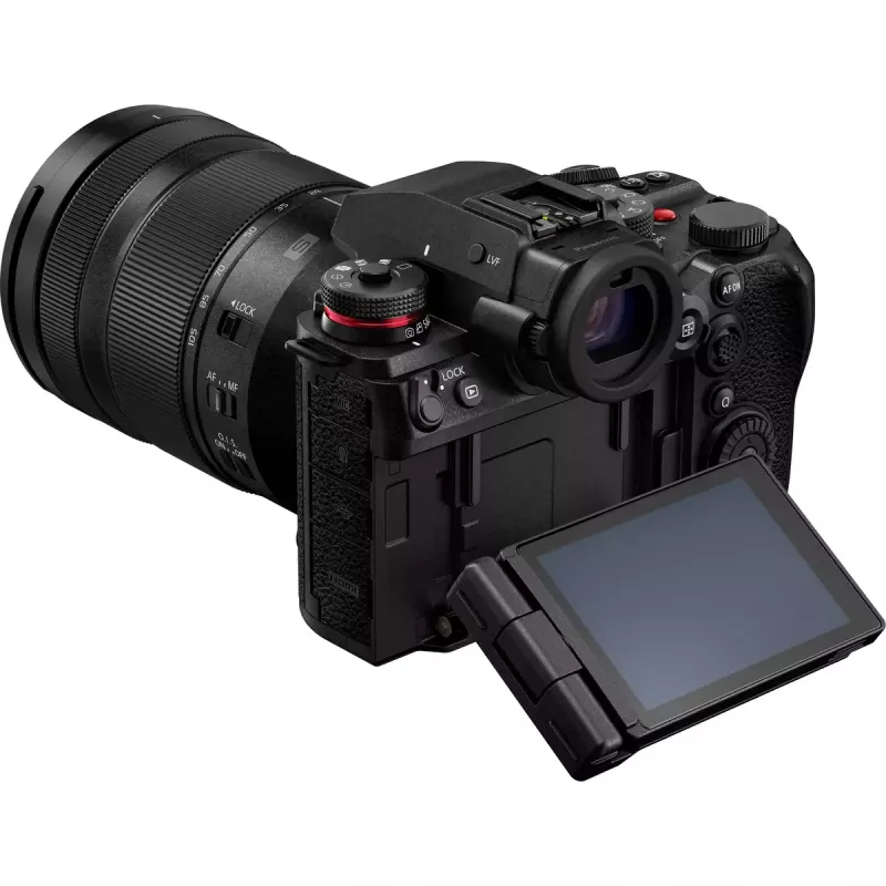 Peeglita kaamera Panasonic Lumix DC-S1R II koos 24–105mm objektiiviga, 47,3MP täiskaader