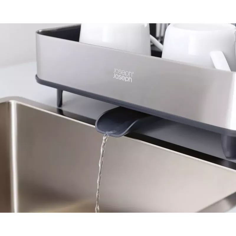 Nõudekuivatusrest Joseph Joseph Extend Steel Expandable Must Roostevaba Teras 527mm