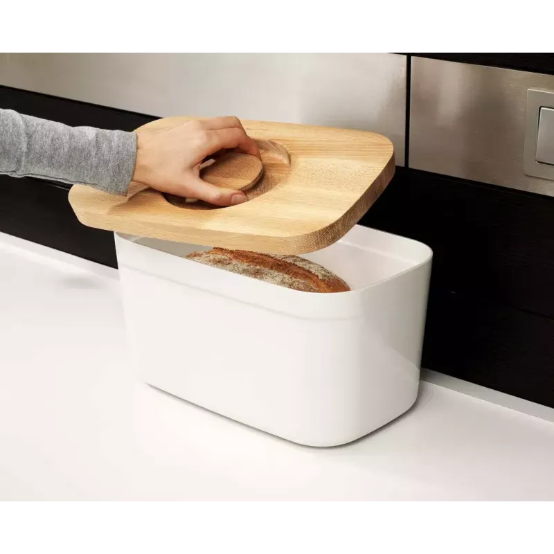 Leivakarp Joseph Joseph Bread Bin Ristkülikukujuline valge