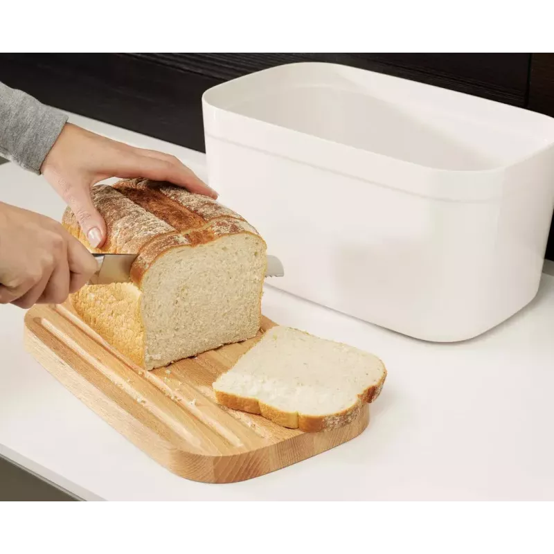 Leivakarp Joseph Joseph Bread Bin Ristkülikukujuline valge