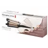 Automaatne lokitang Remington CI91AW — roosakuldne/must, S-kujuline silinder, keraamiline kate, 150–210 °C, 3 m pöörlev juhe