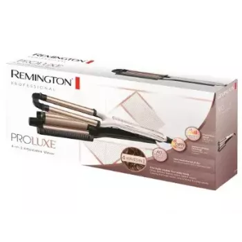 Automaatne lokitang Remington CI91AW — roosakuldne/must, S-kujuline silinder, keraamiline kate, 150–210 °C, 3 m pöörlev juhe