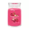 Vahaküünal Yankee Candle Cylinder Raspberry Crimson — Kõrgus 157 mm, Läbimõõt 93 mm, Kaal 567 g, 1 tk