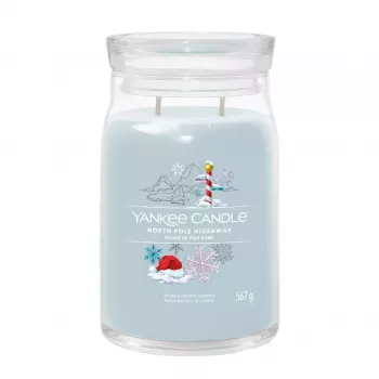 Vahaküünal Yankee Candle North Pole Hideaway sinine 157 mm 567 g