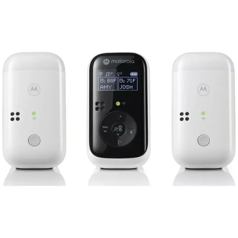 Beebimonitori MOTOROLA PIP15 Twin Audio kahe seadmega helimonitori komplekt, ulatus 120 m