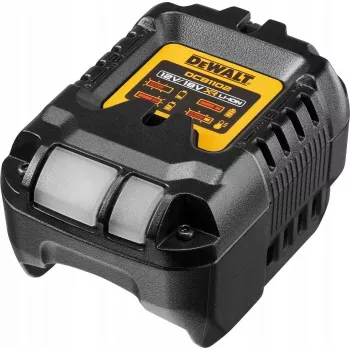 Laadija DeWalt DCB1102 10,8–18 V akudele, kahepesaline kiirlaadija