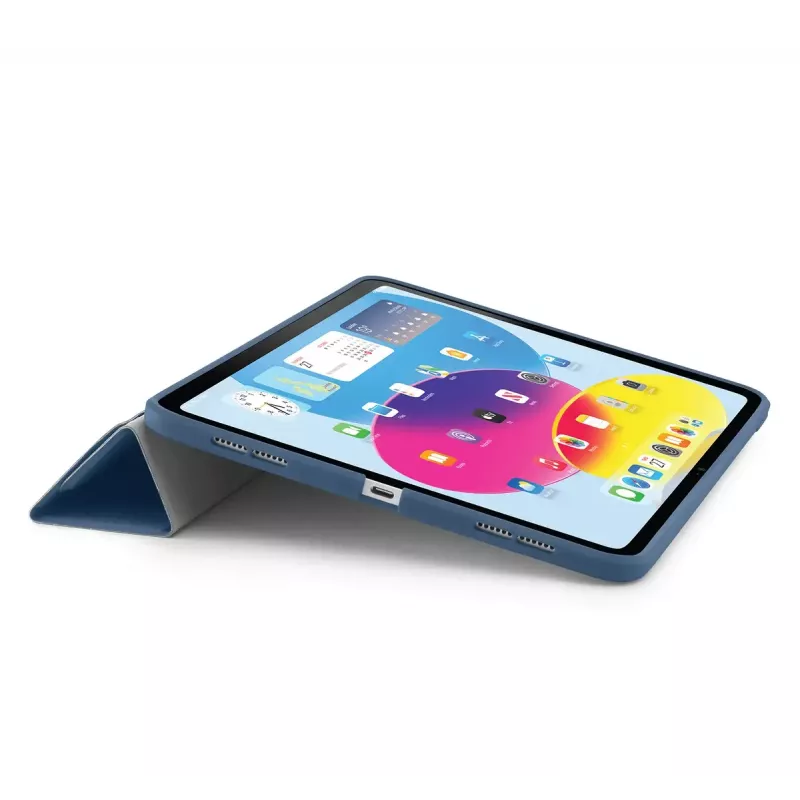 Tablet-flip-ümbris PIPETTO P052-51-V iPad 10. põlvkonna jaoks (10,9 tolli) — mikrokiud ja TPU, 5 püstitusrežiimi