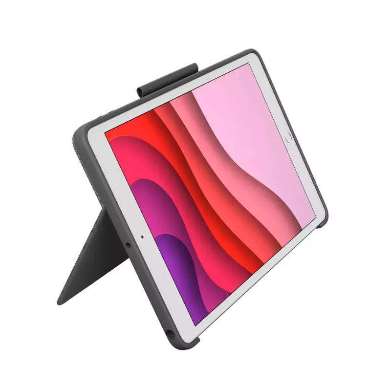 Logitech Combo Touch klaviatuurikohver iPad 7., 8. ja 9. põlvkonna jaoks