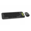 Klaviatuuri ja hiire komplekt Logitech POP Icon QZERTY Bluetooth Mini Graphite roheline