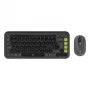 Klaviatuuri ja hiire komplekt Logitech POP Icon QZERTY Bluetooth Mini Graphite roheline