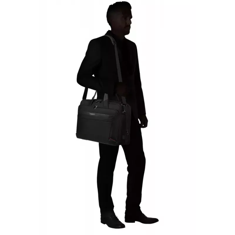 Kohver Samsonite PRO-DLX 6 43,9 cm Must Laiendatav