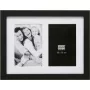 Deknudt S66KA2 galeriiraam kahele 10×15 fotole, puit must, passepartout’ga