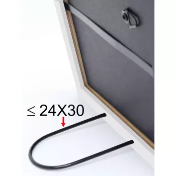 Üksik pildiraam Deknudt S41JL1 Valge Puit 232x318mm