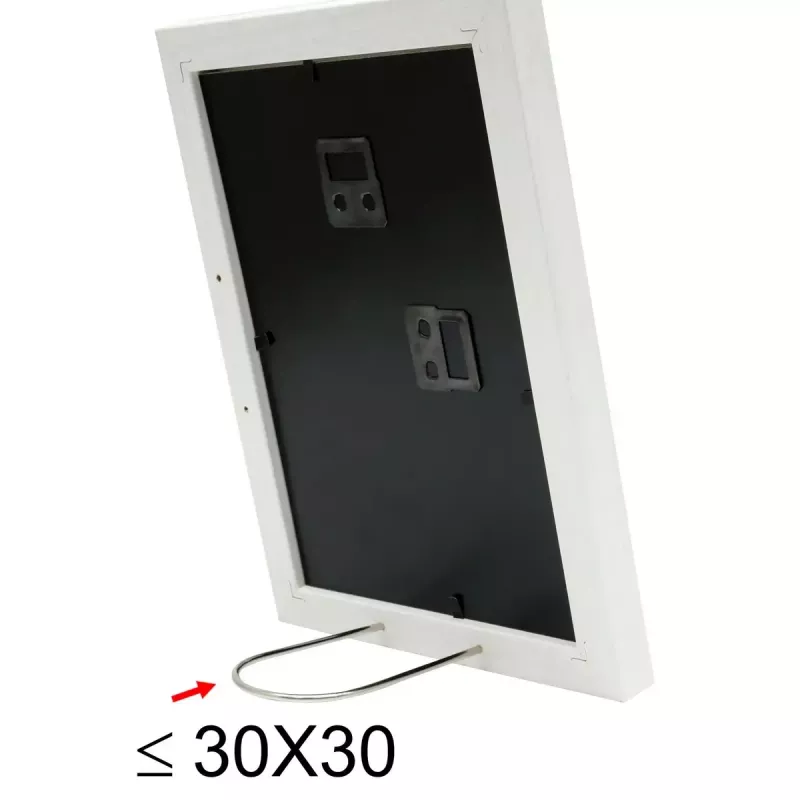 Üksik pildiraam Deknudt S66KF1 P1 Valge MDF Klaas Puit 30x40