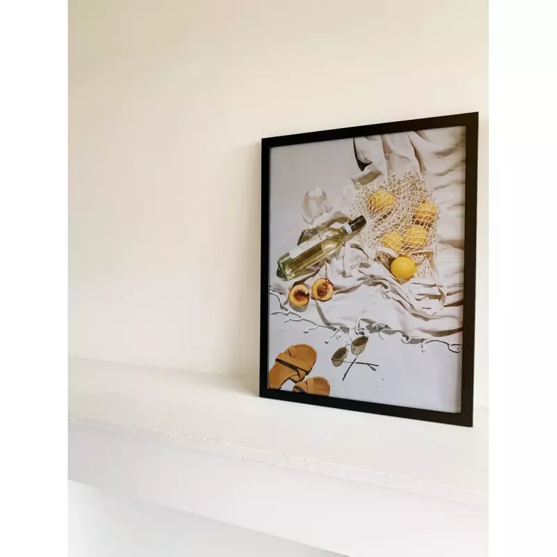 Üksik pildiraam Deknudt S44CF2 Must 30X45 Klaas MDF