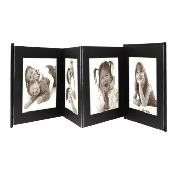 Fotoalbum Deknudt Leporello Must 8 lehte 15 x 20 cm