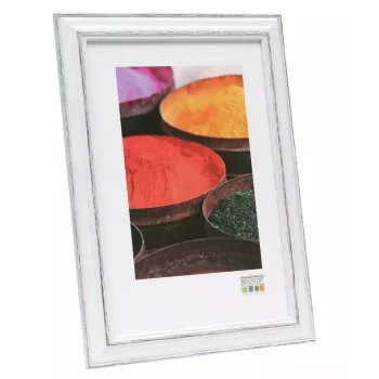 Üksik pildiraam Deknudt S221H3 Must Valge Puit 260x347 mm