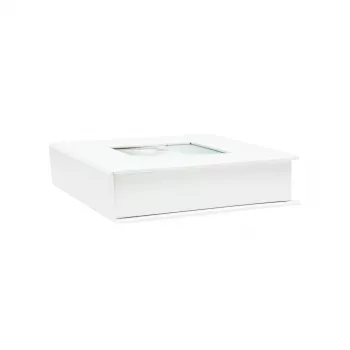 Fotoalbum Deknudt S66DJ4 Valge Fotokarp Kunstnahk 130mm