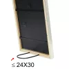 Üksik pildiraam Deknudt S41JD1 hõbedane 311x434 mm