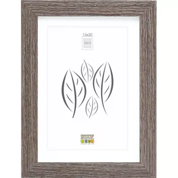 Pildiraam Deknudt S66KH3 15×20 cm puit hall tamm paspartuuga