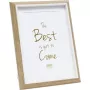 Pildiraam Deknudt Resin Frame S46WG4 P1 13x18 cm Nature Valge koos passepartout'ga