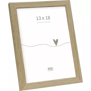 Deknudt S47CJ1 13x18 cm tammepuidust pildiraam — puidust portreeraam