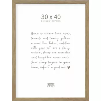 Pildiraam Deknudt S47CJ1 tammepuit 30×40 cm – seina- ja lauakaunistus